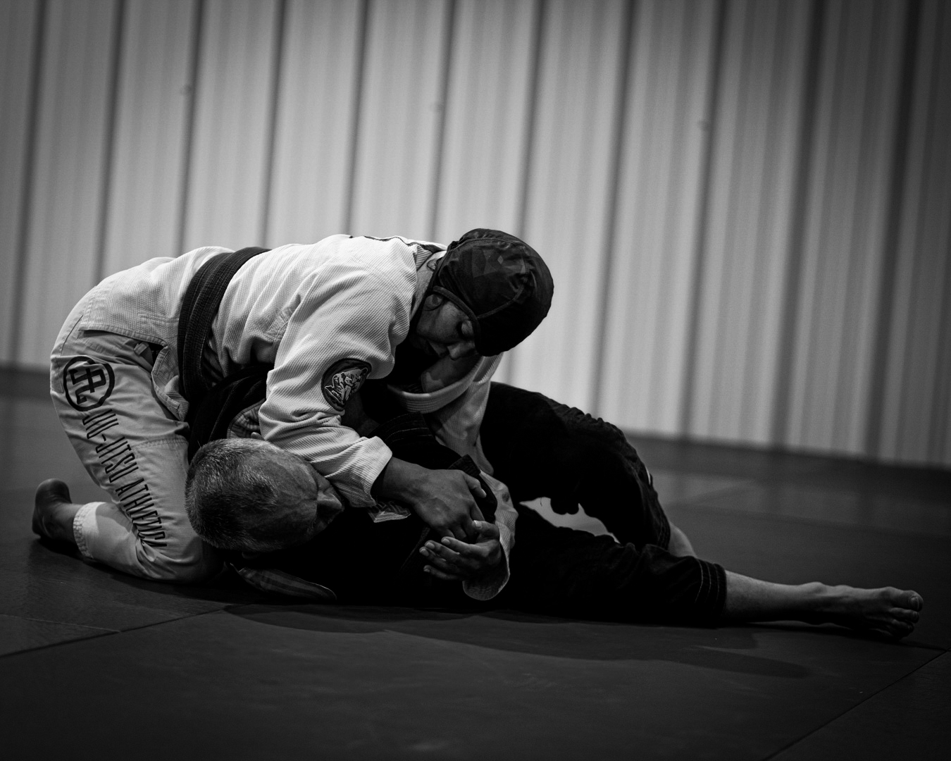 man and woman sparring